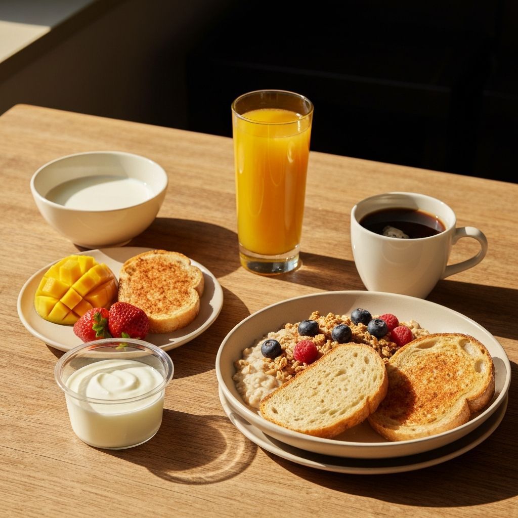 Różnorodne śniadania